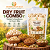 Deshma Naturals Premium 5-in-1 ,Dry Fruits Combo Pack | Makhana, Kaju, Roasted Pista, Raisins & Walnut Giri | Premium Quality Healthy Snacking Gift Pack